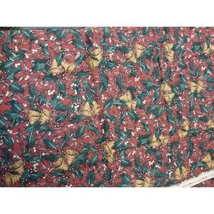 1 Yard 44" Wide Cotton Fabric Misteltoe Mountain Thimbleberries by RJR Bells